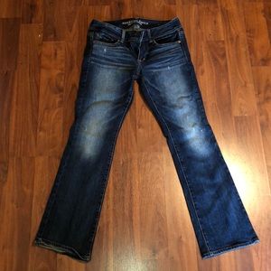 Medium Wash Kick Boot Jeans
